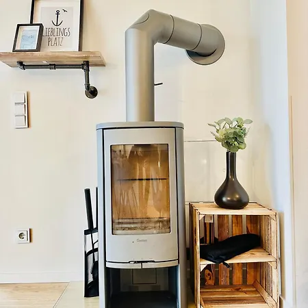 Nordlicht, - Moderne In Direkter Strandnaehe Mit Eigenem Eingang, Sauna, Kaminofen, Terrasse Und Parkplatz * オルペニッツ