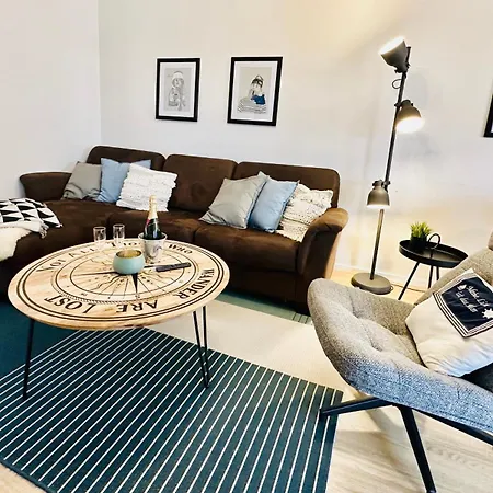 公寓 Nordlicht, - Moderne In Direkter Strandnaehe Mit Eigenem Eingang, Sauna, Kaminofen, Terrasse Und Parkplatz *