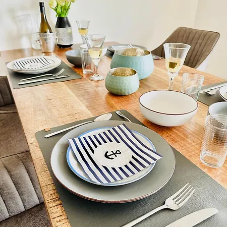 Nordlicht, - Moderne In Direkter Strandnaehe Mit Eigenem Eingang, Sauna, Kaminofen, Terrasse Und Parkplatz アパート